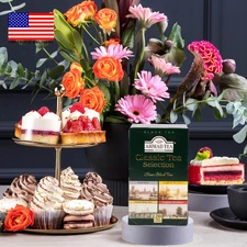 Black Tea, Classic Selection Pack Teabags, 4 Teas Earl Grey, English No.1, Darje