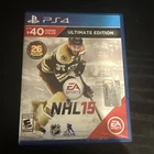 NHL 15 PS4 PlayStation 4 Tested Working Clean Disc
