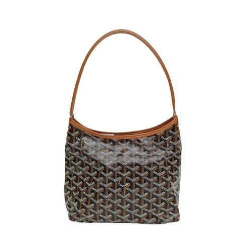 GOYARD Boheme Hobo Bag mini  With  Pouch Brown PVC  Shoulder Bag