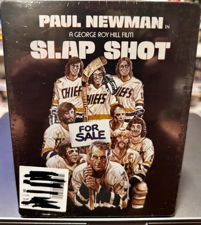 SLAP SHOT 1977 STEELBOOK LIMITED Ed. BR SHOUT w/PROTECTOR Paul Newman - Image 2 of 4