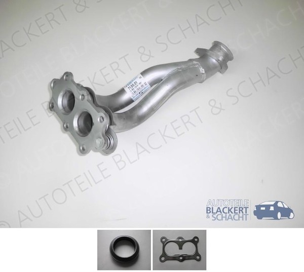 Imasaf Hosenrohr/Flexrohr + Dichtungen für VW Jetta 2 1.8 + 16V 1985-1991-image