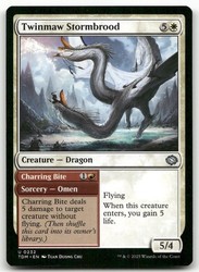 Twinmaw Stormbrood // Charring Bite 232/485 Uncommon Tarkir: Dragonstorm MTG