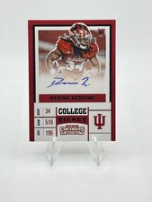 2017 Panini Contenders Draft Picks Devine Redding #255 Auto Indiana Hoosiers
