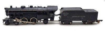 American Flyer 300 Vintage S Reading 4-4-2 Atlantic Steam Locomotive & Tender