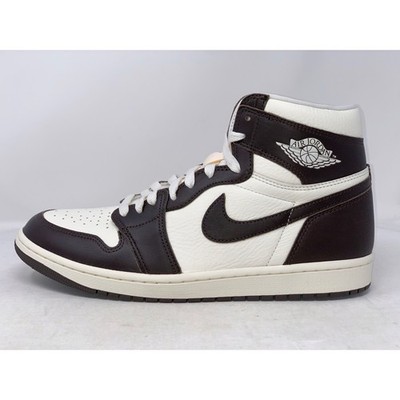 Air Jordan 1 High Madder Root Baroque Brown Sneakers, Size 12