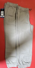 2 Pair GAP Kids Khaki Stretch Twill Jogger Pull On Pants Boys Size L 10/12 NWT