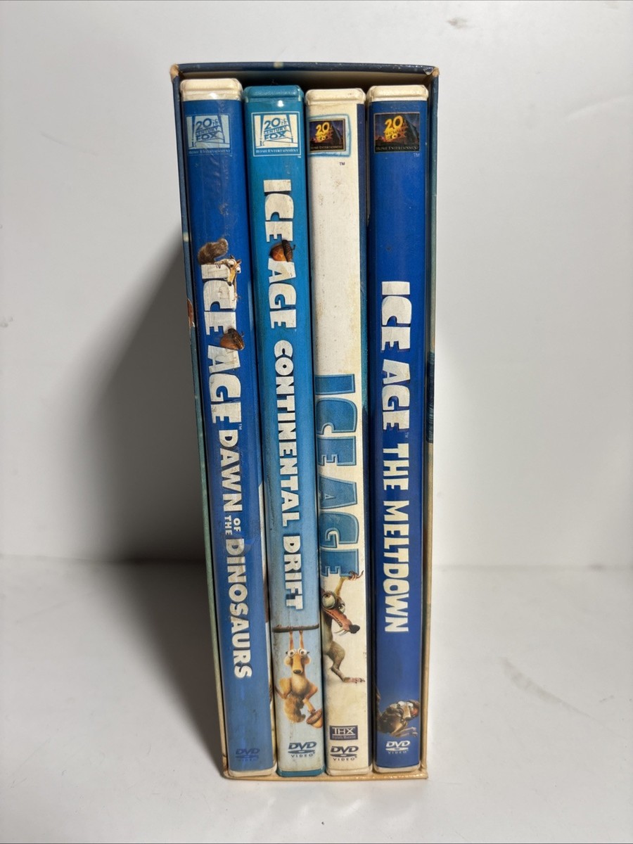 ジャニーズ DVD Blu-ray セット ICE AGE 4-Movie Set Blueray DVD 1-4 Excellent Used Condition