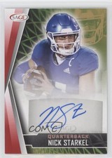 2022 SAGE High Series Auto Red Nick Starkel #A-NS Auto 2b2