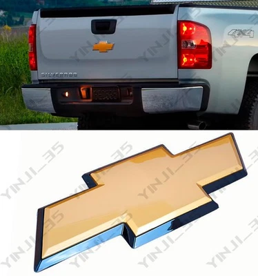 Rear Tailgate Bowtie Emblem Badge For 07-14 Silverado 1500 3500 2500HD avalanche - Bild 1 von 4