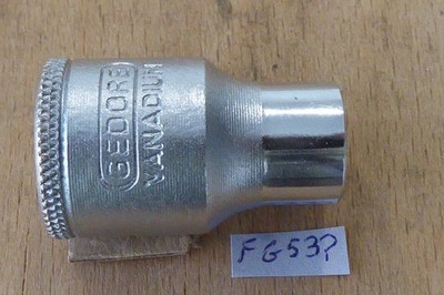 GEDORE 7/16'' AF 1/2'' Antrieb Bi-Innensechskant D19 Made in Germany zöllig
