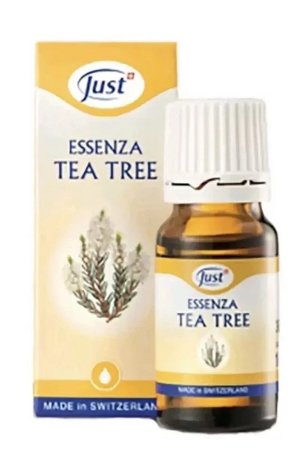 JUST TEA TREE Olio Essenziale TEA TREE Essenza JUST Bio Naturale 10 ml Gocce