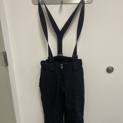 McKINLEY Women s Ski Pants Size M Black Aquamax Elite 8k/5k Waterproof Suspender