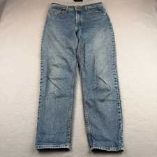 Vintage Levis Jeans Mens 34x32 Fits 32x31 Blue 550 Made In USA Tapered 1993