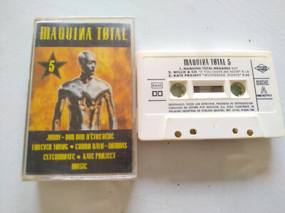 Maquina Total 5 Chimo Bayo Pozzoli Max Music 1993 Mix - Cinta Tape Cassette