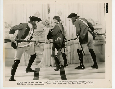 Vintage 8x10 Photo George White's 1935 Scandals Ned Sparks Lyda Roberti