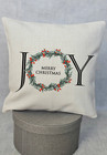 Personalised Joy Christmas cushion cover Merry Christmas Cozy home Secret Santa