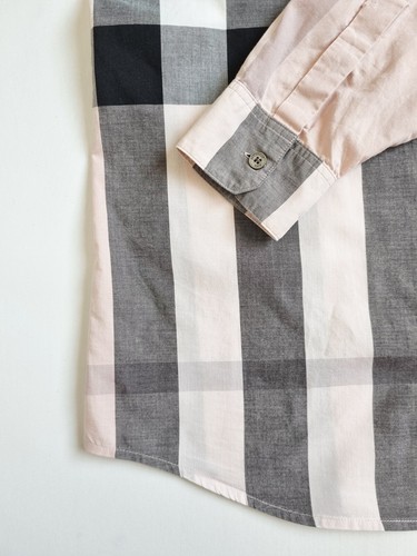 Burberry Women's Pink Nova Check Print Cotton Shirt - Picture 7 of 13