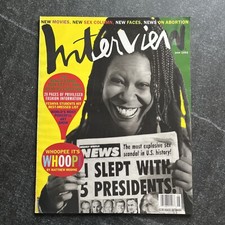 Andy Warhol’s Interview Magazine June 1982 Whoopi Goldberg / Ringo Star