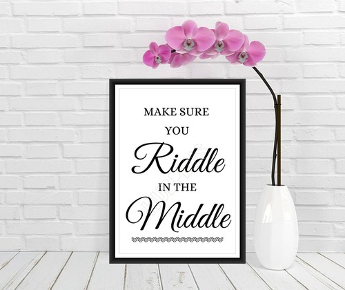 Badezimmerdrucke Wandkunst Poster Dekor Zitate lustig WC Humor Bild A3 A4 - Bild 58 von 68