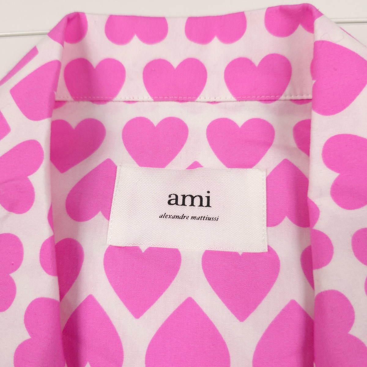 AMI Alexandre Mattiussi ピンク Amazon.co.jp: AMI PARIS Tシャツ メンズ 半袖 AMI Alexandre