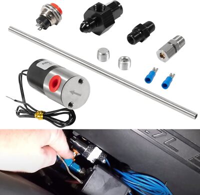 For Purging Nitrous Oxide System 4AN Nitrous Purge Valve Kit Manifold Adapter