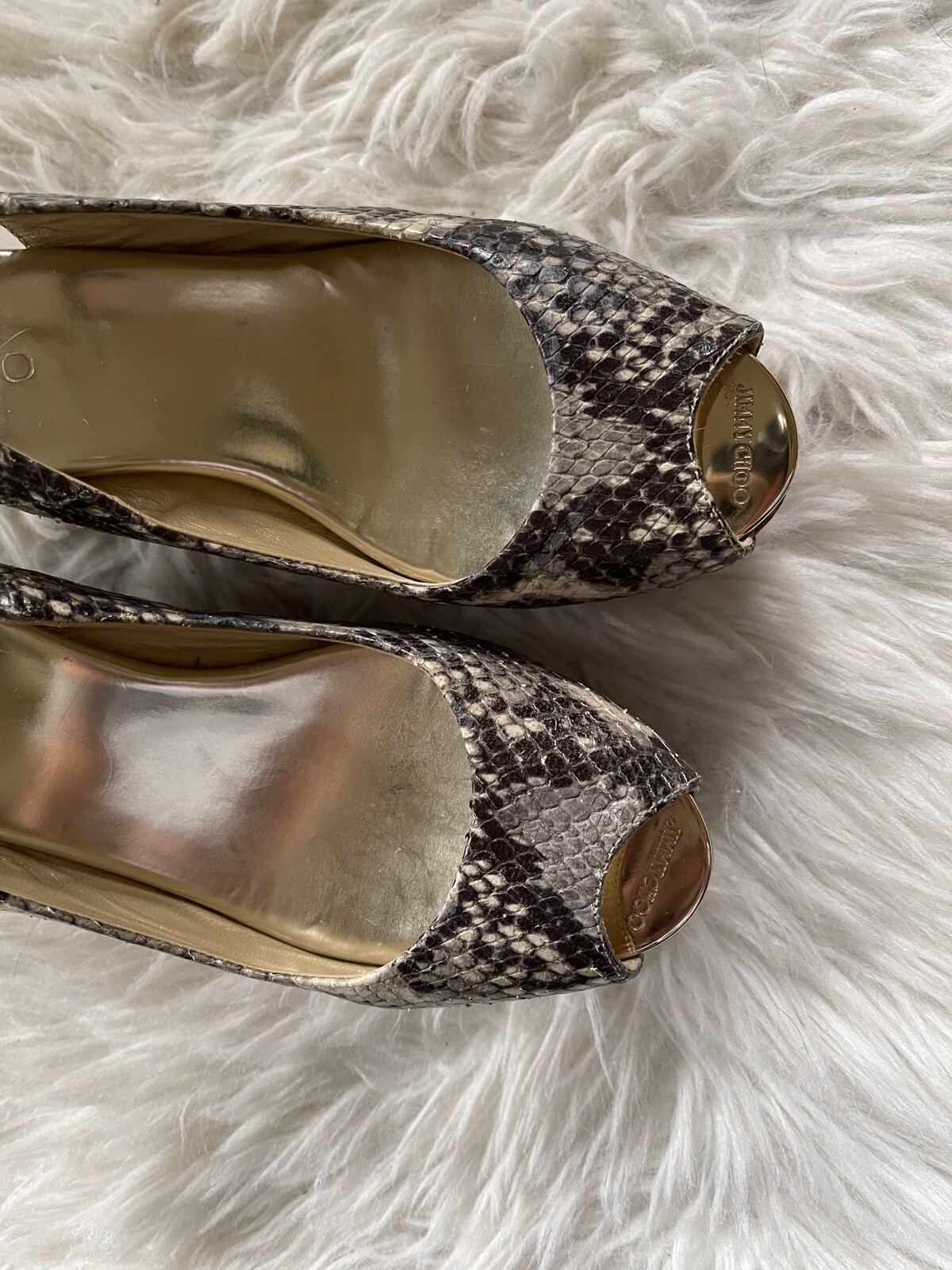 Jimmy Choo Python Snakeskin  Sandal - image 3