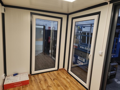Bürocontainer Container Gartenhaus Pförtnerhaus 3,2x2,2m mit Lieferung kostenlos - Bild 5 von 12