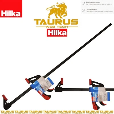 HILKA-TOOLS 36" HILKA 900mm PRO Quick Release Bar Clamp DIY Ratchet Adjustments UK FREE P&P