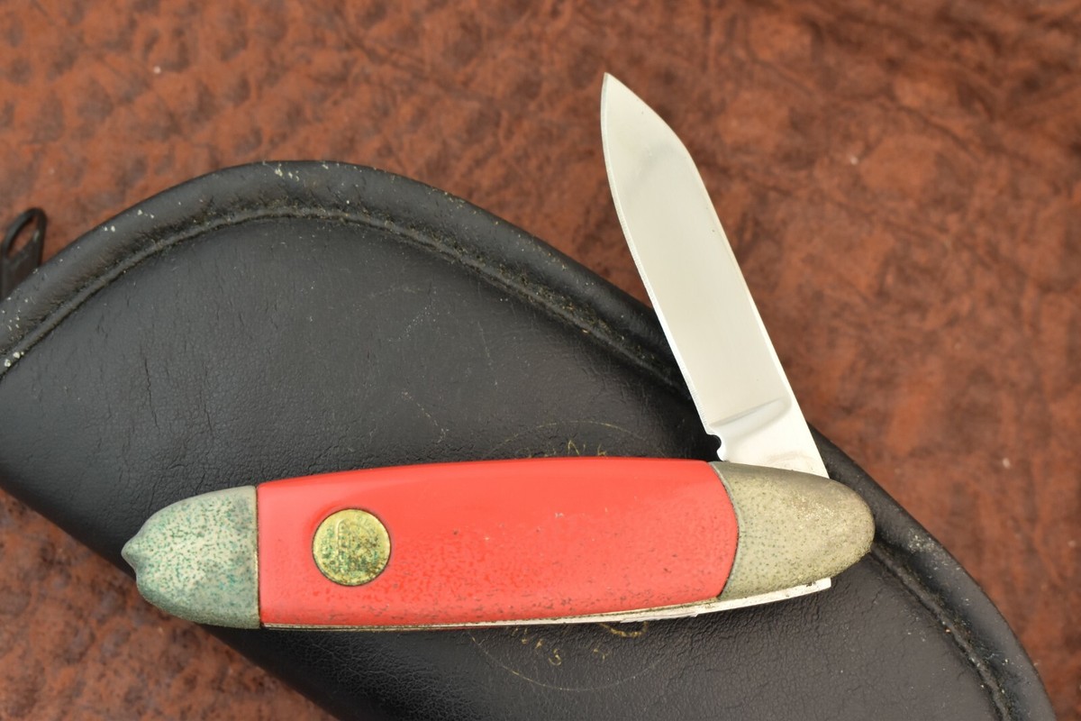 FRANKLIN MINT KNIFE IN ZIPPER POUCH CHEVY 1957 CHEVROLET