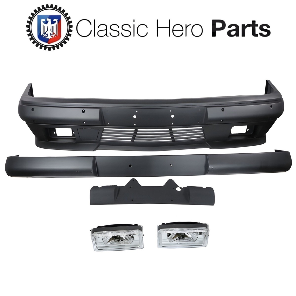 Mercedes Benz A124 C124 W124 AMG Hammer Style ABS Plastic Front
