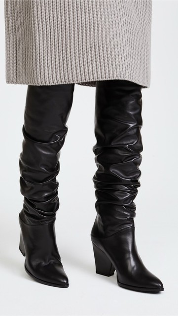 stuart weitzman scrunchy boot