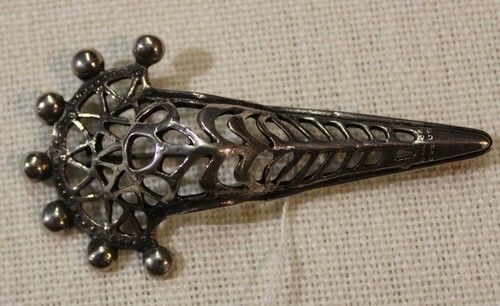 Broche Fibule En Argent Massif Toulhoat - Style Celtique Breton, Pièce Unique Et Authentique