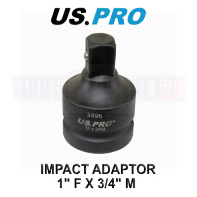 US PRO Tools Impact Steckschlüssel Adapter Step Up Adapter 1'' Zoll F auf 3/4'' Zoll M 3496