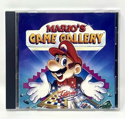 RARE Vintage 90’s Interplay Nintendo MARIO’S GAME GALLERY CD-Rom!
