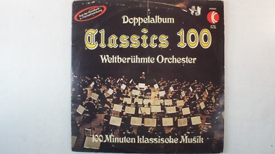 Doppelalbum Classics 100 Weltberühmte Orchester K-tel TG 104 LP103