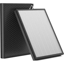 True HEPA Replacement Filter For LEVOIT EverestAir Air Purifier, 2 Pack