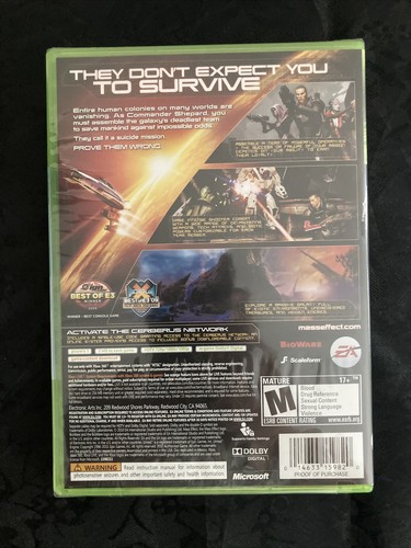 Mass Effect 2 (EA, Microsoft Xbox 360, 2010) Factory Sealed - Picture 2 of 3