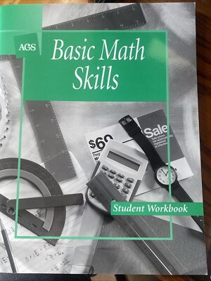 BASIC MATH SKILLS STUDENT WORKBOOK - paperback August V. Treff and Donald H....