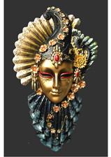 Maschera Veneziana Decorativa da Parete Maschere Vintage da Appendere Venezia ||