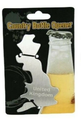 Novelty United Kingdom Metal Profile Country Steel Bottle Opener UK - Imagen 6 de 6