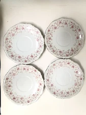 VINTAGE Mitterteich-Bavaria Germany Lady Claire Dessert Plates  Set Of 4
