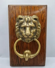 Brass Antique Lion Door Knocker