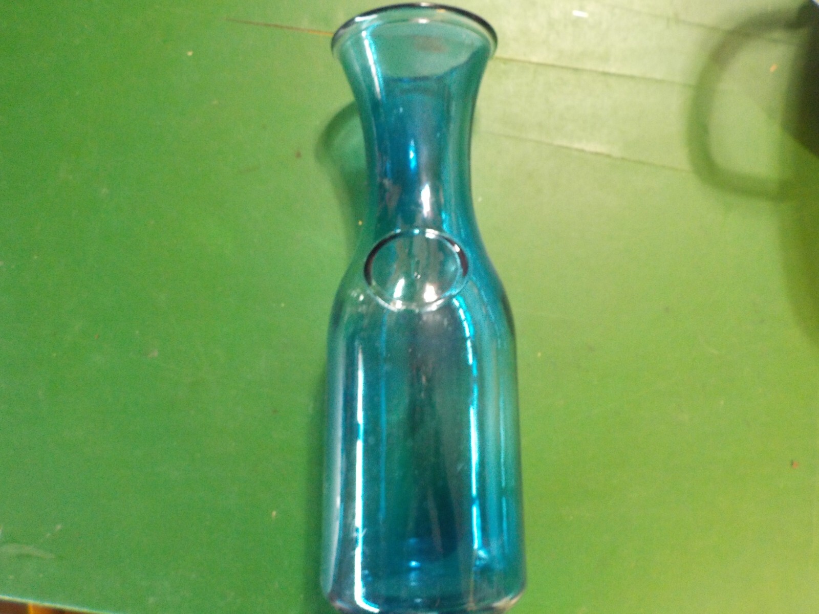 10.75 in tall Blue 1 Liter Table Water Bottle  (P T-1)