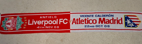 Bufanda de fútbol Liverpool vs Atlético de Madrid (Liga de Campeones 2008) - Imagen 3 de 3