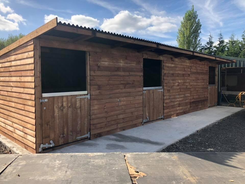 Animal Field Shelter / Stable 36X12 Options Skids,Overhang