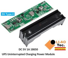 TYPE-C USB 5V UPS Uninterruptible Power Supply 18650 Lithium Battery Charger