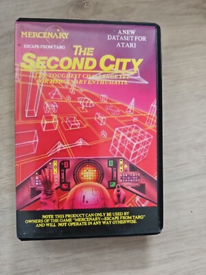 MERCENARY THE SECOND CITY Datensatz - EXPANSION SET - ATARI 48K CASSETTE ungetestet