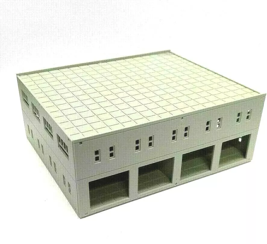 Model train buildings n hot sale scale