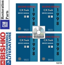 1998 Chevrolet Light Duty C K Truck Shop Service Repair Manual CD