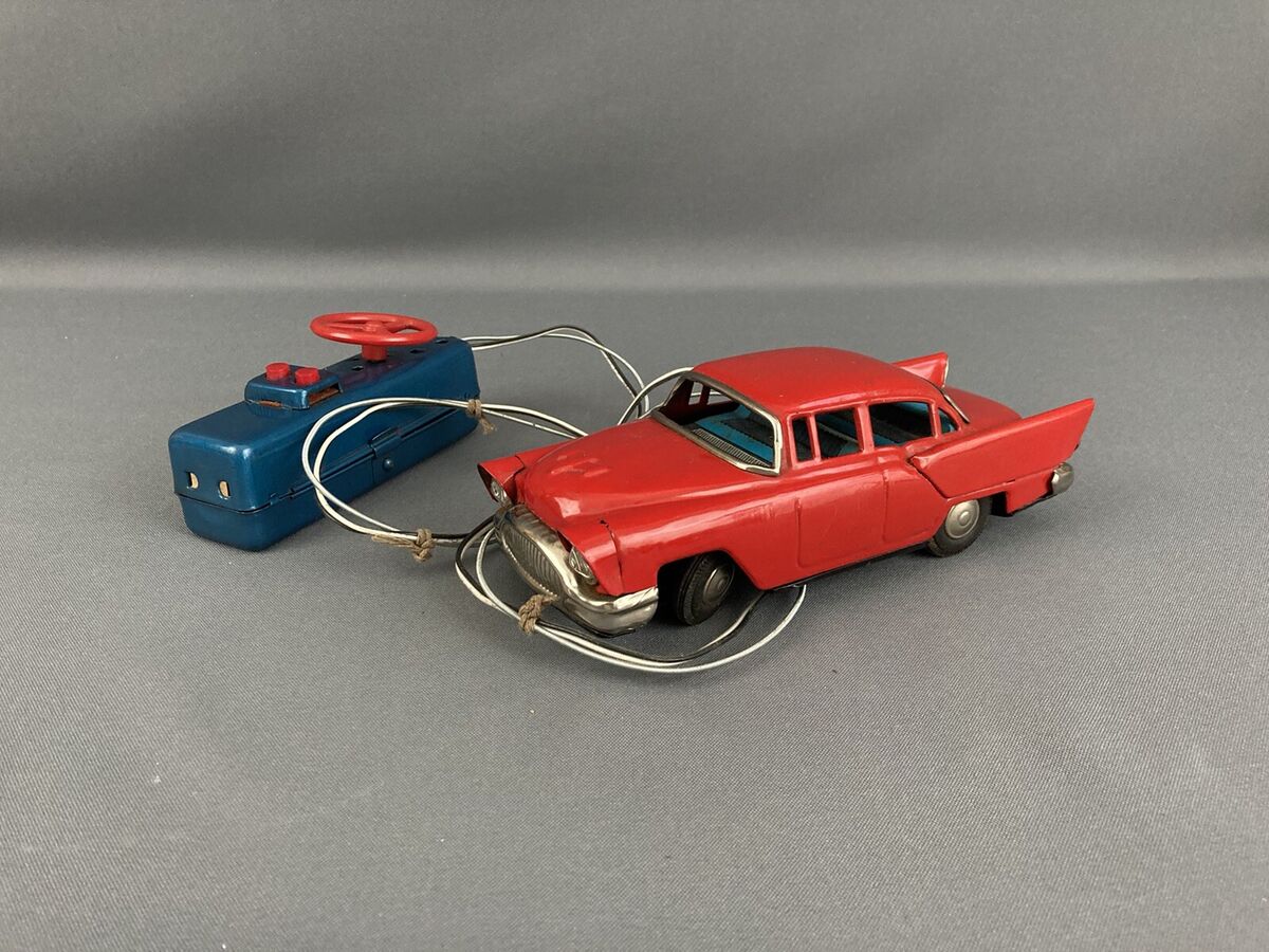 RARE Vintage Japan KS Toys 1957 Tin Metal Future Car with RARE Vintage Japan KS Toys 1957 Tin Metal Future Car with